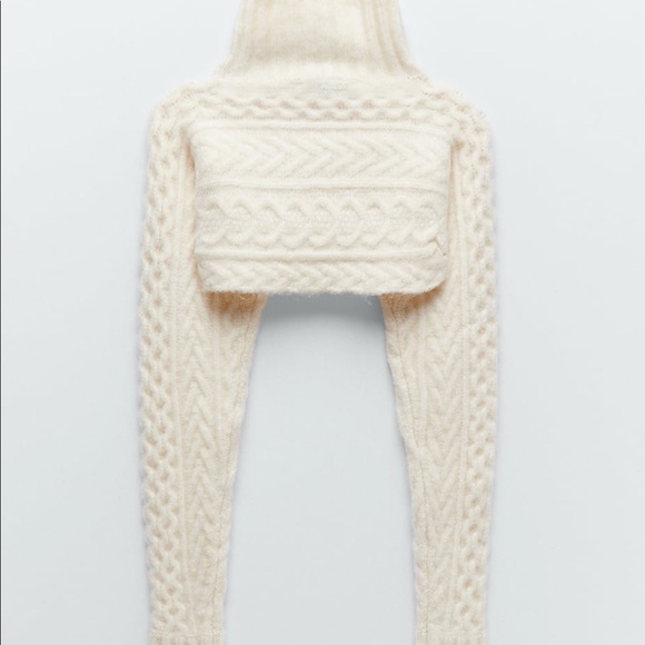 Zara Sweaters Zara Cable Knit Sleeve Arm Warmer Poshmark